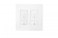Carro USA PN-04F01A-WH02 - CARRO HOME PIONEER Smart Switch, 2 in 1 Fan Speed Control and Light On/Off Switch - 2