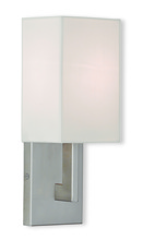 Livex Lighting 51101-91 - 1 Light Brushed Nickel Wall Sconce