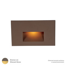 WAC US 4011-AMBBR - LED 12V  Horizontal Step and Wall Light