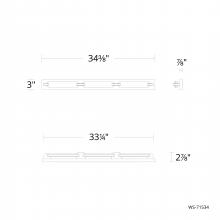 WAC US WS-71534-40-AB - Spectacle Bath & Wall Sconce