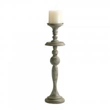Cyan Designs 04294 - Bach Candlestick Distressed Antiqued White - Small