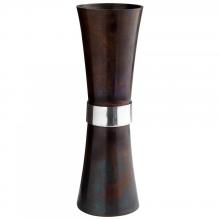 Cyan Designs 08295 - Catalina Vase Bronze And Blue - Large
