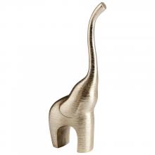 Cyan Designs 08919 - Trumpeter Sculpture Textured Champagne - Small