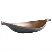 Cyan Designs 09012 - Horus Tray Charcoal Grey And Bronze - Large