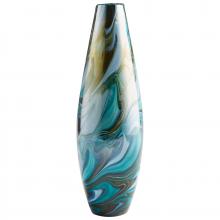 Cyan Designs 09502 - Chalcedony Vase Multi Colored Blue - Medium