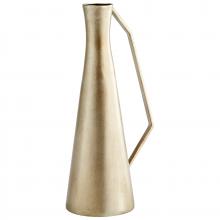 Cyan Designs 09861 - Dhaka Vase Nickel - Small
