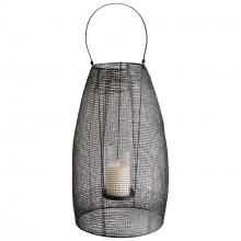 Cyan Designs 10244 - Gauze Candleholder Graphite - Large