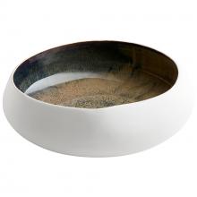 Cyan Designs 10255 - Android Bowl White And Oyster - Medium