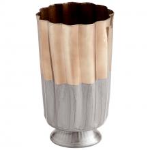 Cyan Designs 10693 - Twin Tones Vase Black And Bronze - Medium