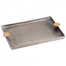 Cyan Designs 10737 - Obscura Tray Silver And Gold - Medium