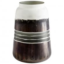 Cyan Designs 10854 - Borneo Vase Black And White - Medium