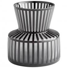 Cyan Designs 10874 - Lined Up Vase Black - Small