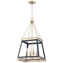 Cyan Designs 10904 - Gerard Pendant - Blue & Aged Brass