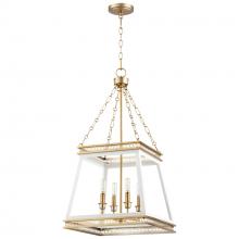 Cyan Designs 10905 - Gerard Pendant - White & Aged Brass
