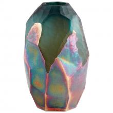 Cyan Designs 11063 - Roca Verde Vase Green And Gold - Small