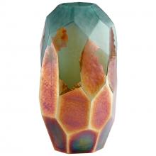 Cyan Designs 11064 - Roca Verde Vase Green And Gold - Large
