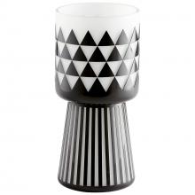 Cyan Designs 11091 - Vector Vase Black And White - Medium