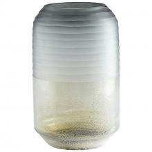 Cyan Designs 11104 - Alchemy Vase Grey And Guilded Silver - Large