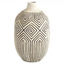 Cyan Designs 11122 - Light Labyrinth Vase White - Small