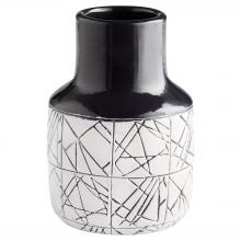 Cyan Designs 11124 - Dark Zenith Vase Blue And White - Small