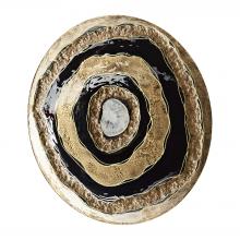 Cyan Designs 11324 - Skipping Rocks Wall Decor Gold And Black - Small