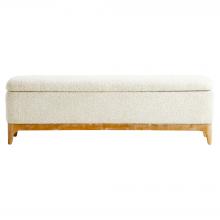 Cyan Designs 11380 - Diascia Bench White - Cream
