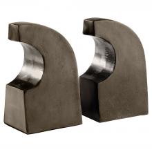 Cyan Designs 11528 - Apostrophe Bookends Designed by J Kent Martin Bronze