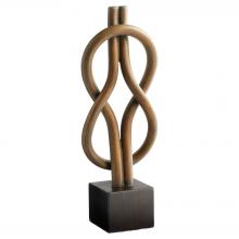 Cyan Designs 11544 - Hercules Knot Sculpture Designed by J Kent Martin Mahagony Finish