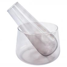 Cyan Designs 11766 - Water Drop Carafe & Bowl Designed by Thom Filicia Smoked