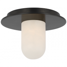 Visual Comfort & Co. Signature Collection KW 4005BZ-ALB - Fosse 6" Solitaire Flush Mount