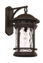 Trans Globe 40372 RT - Boardwalk Collection 1-Light, Hook Hanging Wall Lantern with Water Glass