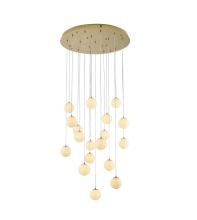 Bethel International WHP32BR - Brass Chandelier