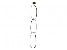 Avenue Lighting HF5026-BK - Circa 3 Ring Black Pendant