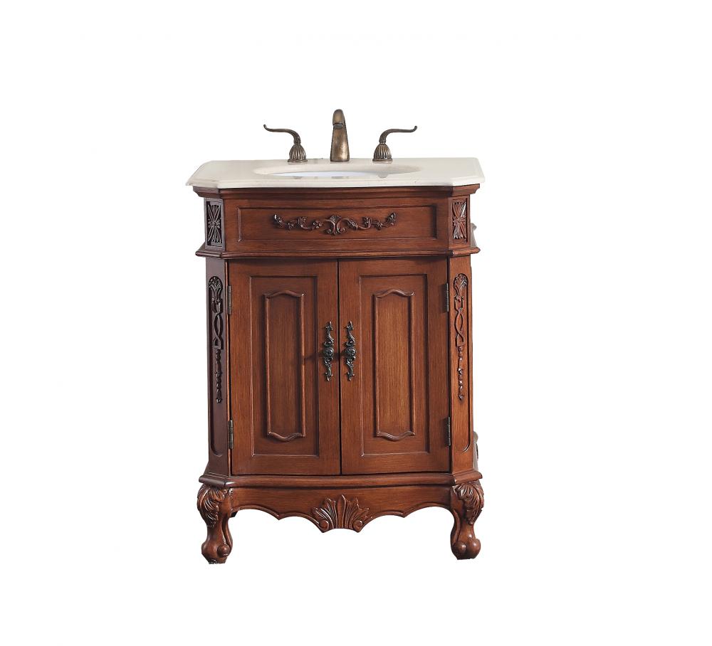 27 In Single Bathroom Vanity Set In Teak J4319 Lighting Plus