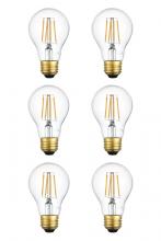 Elegant A19LED102-6PK - LED 3000k Nostalgic Filament 4.5 Watts 450 Lumens A19 Light Bulb