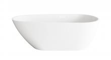 Elegant BT30267GW-WHT - Bathtub 66.9 x 31.5 x 23 GW with WHT drain kit
