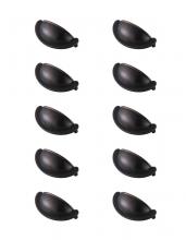 Elegant PL3001-ORB-10PK - Claude 2-3/4" Center to Center Oil-rubbed Bronze Cup Bar Pull Multipack (set of 10)
