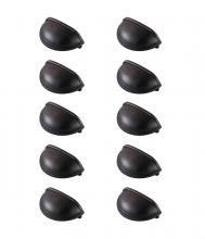 Elegant PL3002-ORB-10PK - Atticus 3" Center to Center Oil-rubbed Bronze Cup Bar Pull Multipack (set of 10)