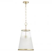 Quorum 8238-13-80 - Providence 13 inches Pendant, Aged Brass